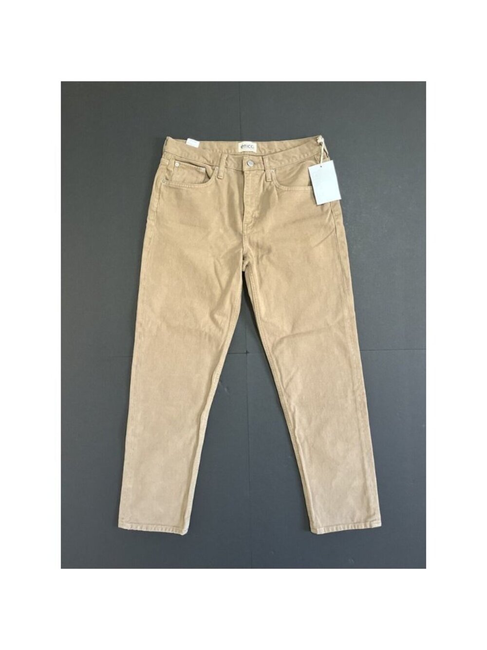 Etica Women's Jeans Sz 29 NWT Marlowe Slim Boyfriend Petrified Oak Cotton Blend